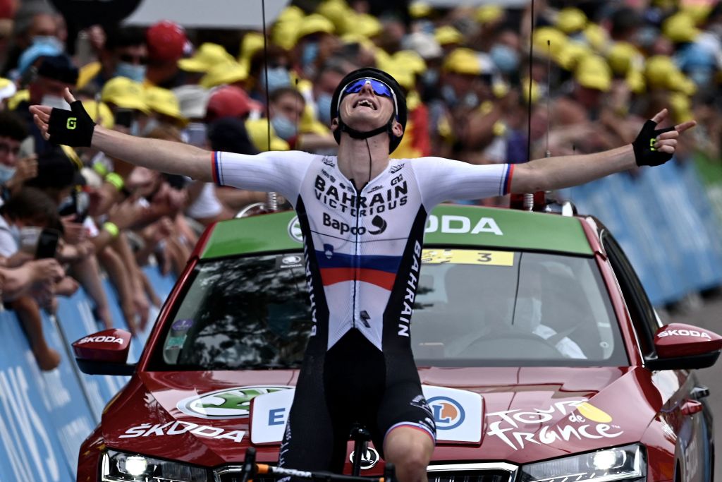 2021 Tour de France: Matej Mohoric Wins Stage 7 as Van Der Poel Extends