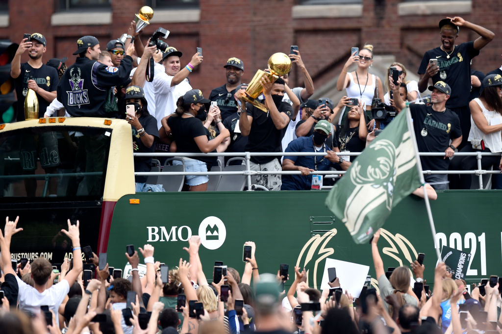 Milwaukee Bucks Celebrate First NBA Title in 50 Years With Championship Parade : NBA : Sports