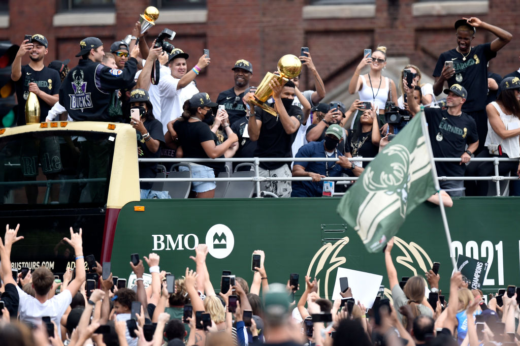 Milwaukee Bucks Celebrate First NBA Title in 50 Years With Championship