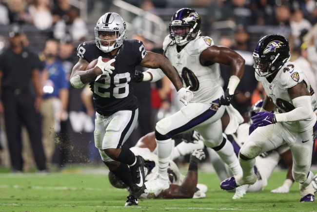 Las Vegas RB Josh Jacobs Out of Raiders vs Steelers Week 2 Game Because of Ankle and Toe Injuries
